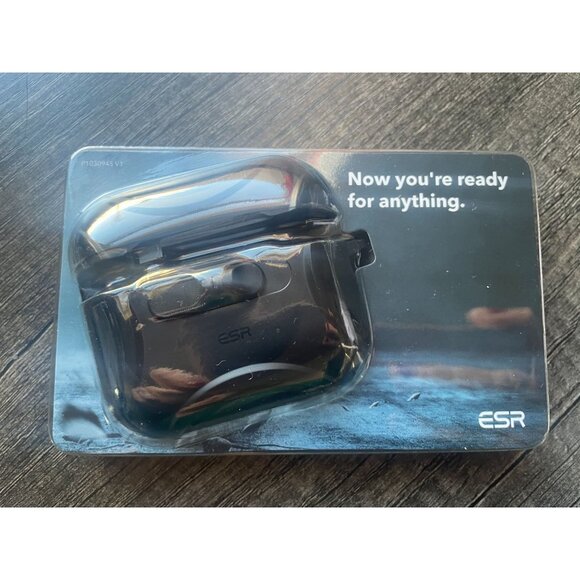 ESR Cyber Series AirPod Pro 3 (2025) Case MagSafe USB-C Drop-Proof Lock Black - Picture 12 of 12